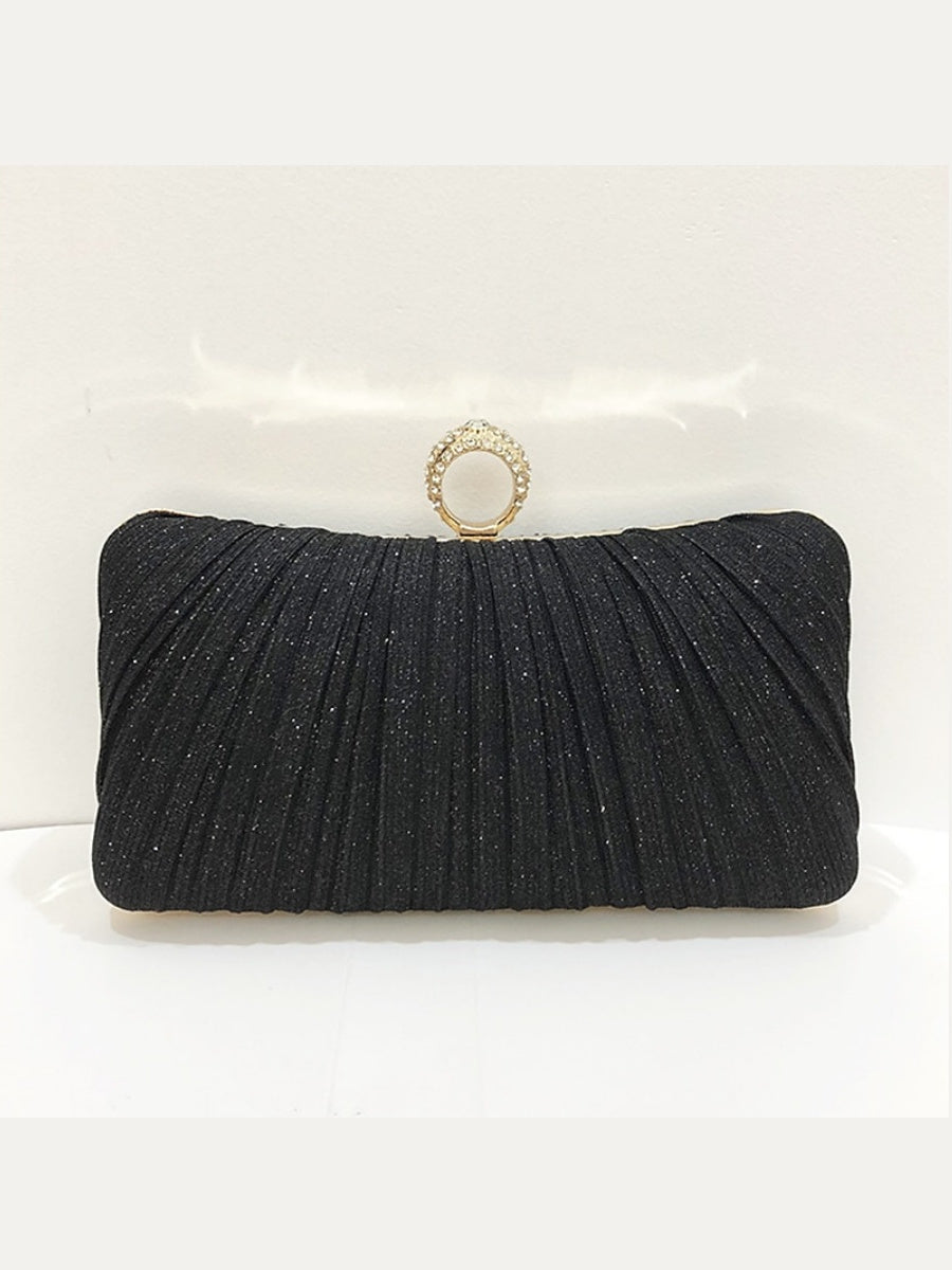 Synthetic Chain Waterproof Solid Color Clutches & Evening Bags - Image 4