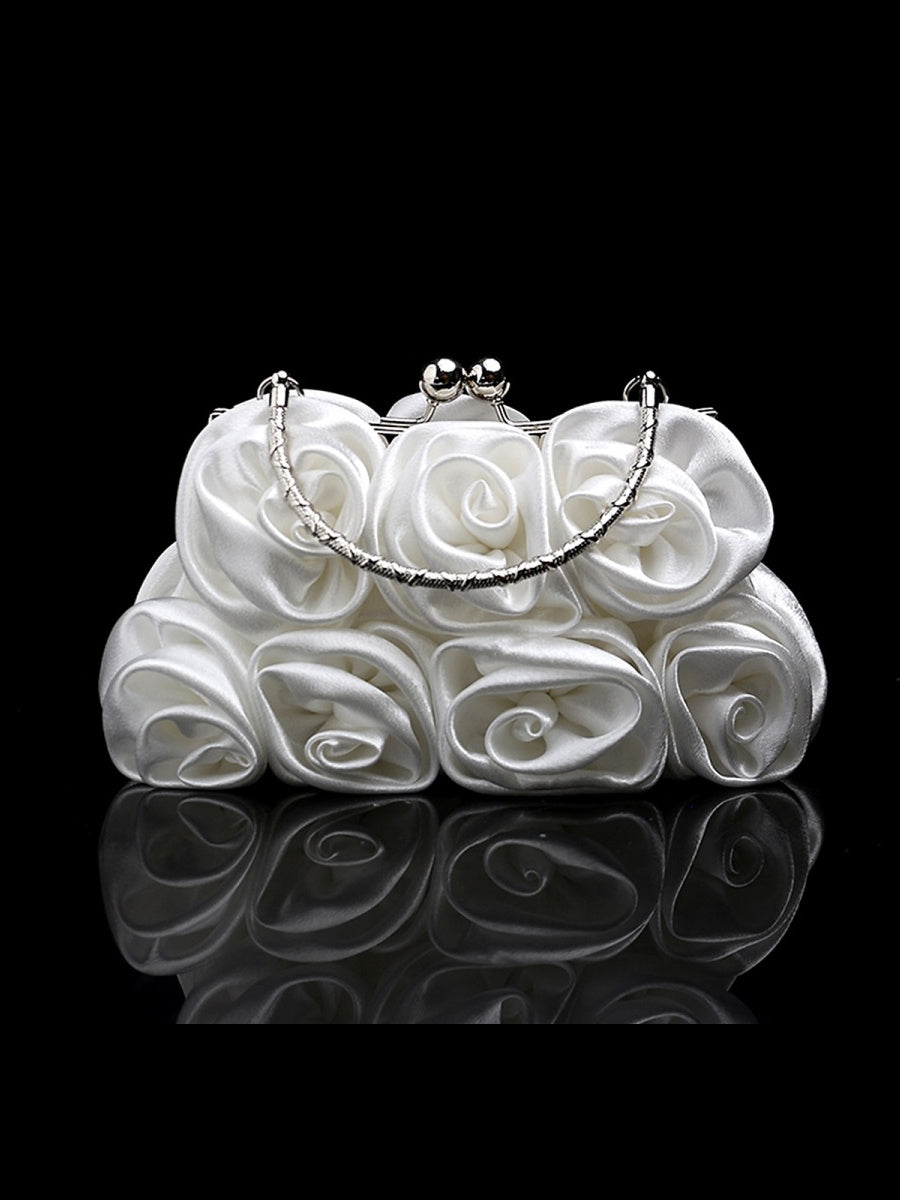 Alloy Polyester Solid Color Chain Handbags & Evening Bags - Image 6