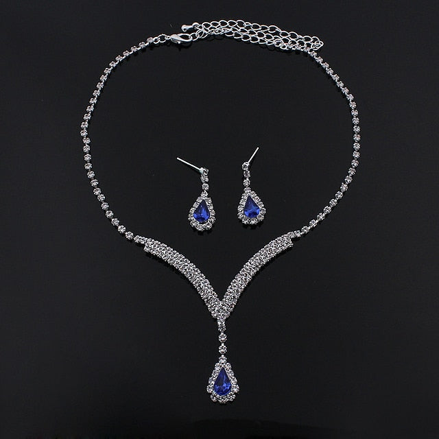 1 set Bridal Jewelry Sets For Women's Party Formal Rhinestone Alloy Chandelier - Image 5