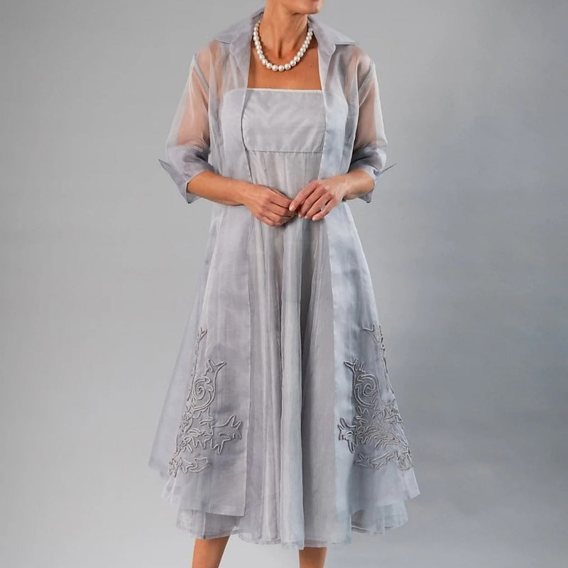 Women's Wedding Guest Pure Elegant Sun Protection Half Sleeve Tulle Wedding Shawl & Wrap Shawls With Embroidery - Image 7