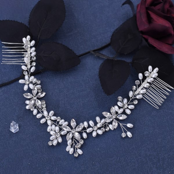 Charming/Exquisite/Pretty/Stylish Combs With Crystal/Pearl - Image 3