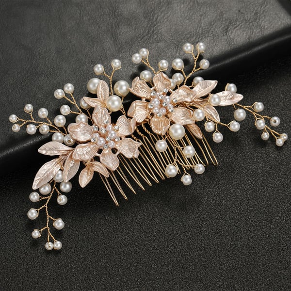 Nice/Pretty/Romantic/Unique Combs & Barrettes/Headpiece With Pearl/Rhinestone - Image 2