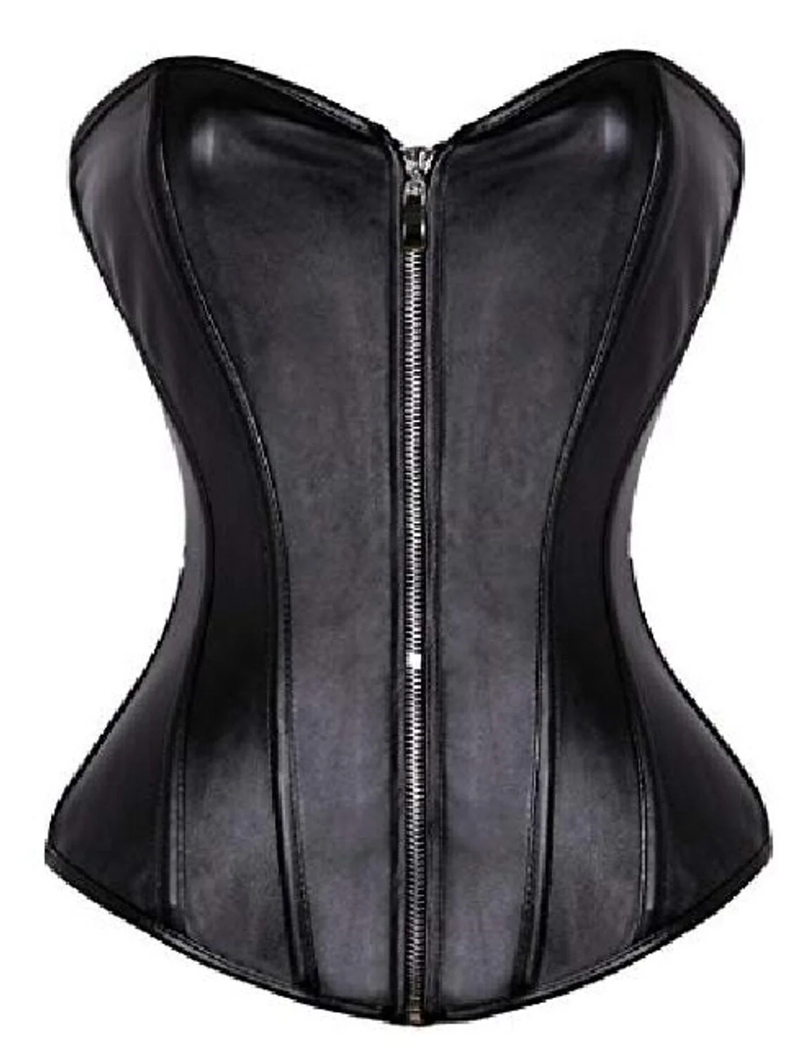 Women‘s Sexy Zipper Push Up Overbust Corsets for Wedding Party Birthday - Image 3