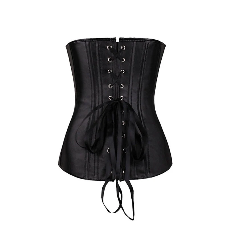 Women‘s Sexy Zipper Push Up Overbust Corsets for Wedding Party Birthday - Image 4