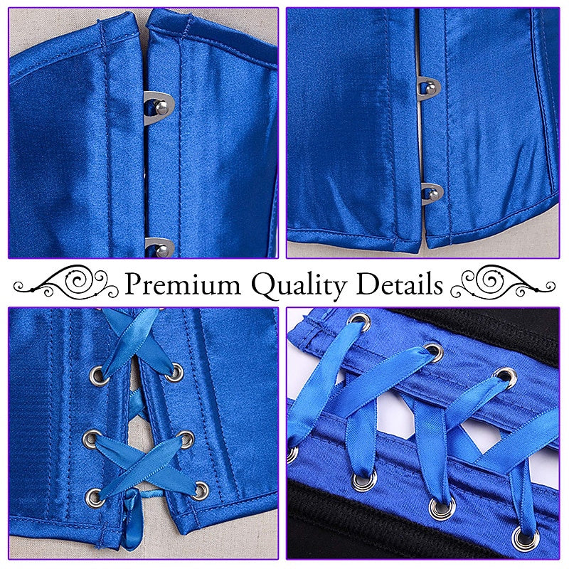 Women‘s Underbust  Satin Corsets for Wedding Party Birthday - Image 17