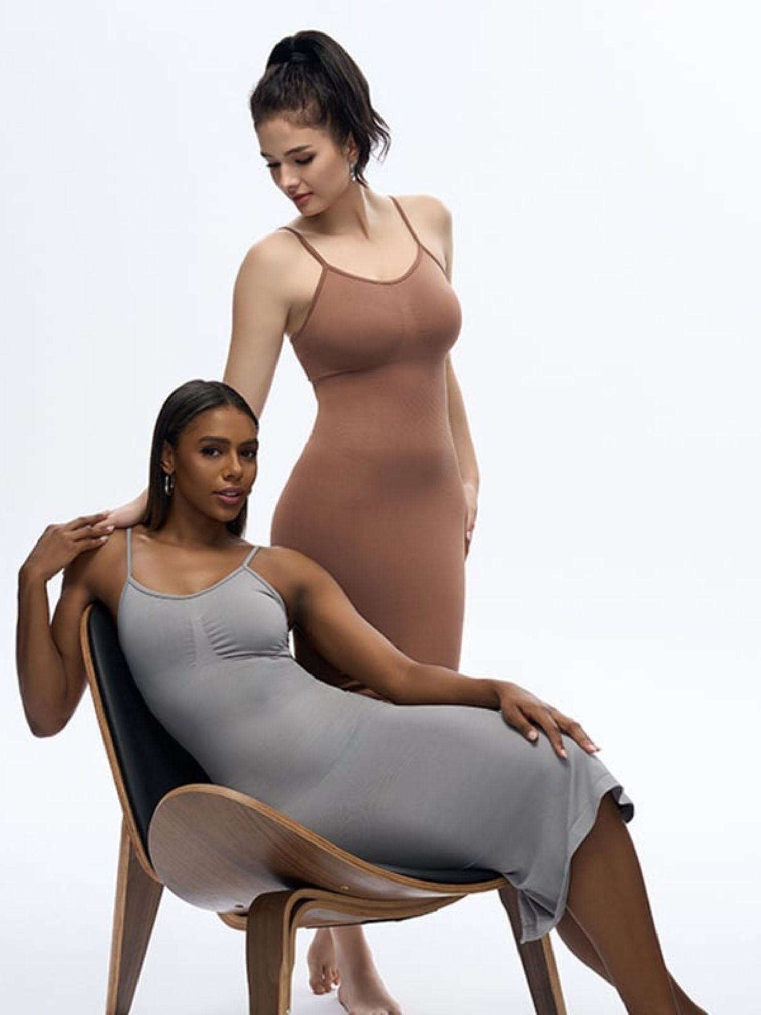 Women's Charming Classic Sleeveless Long Polyester Bustier Shapewear - 이미지 2