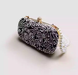 Women's Clutches & Evening Bags Glass Diamond Encrusted Beading