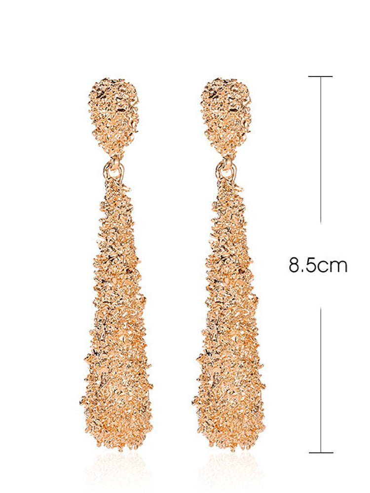 Pear Cut Drop Earrings For Women's Wedding Work Daily Party - 이미지 5