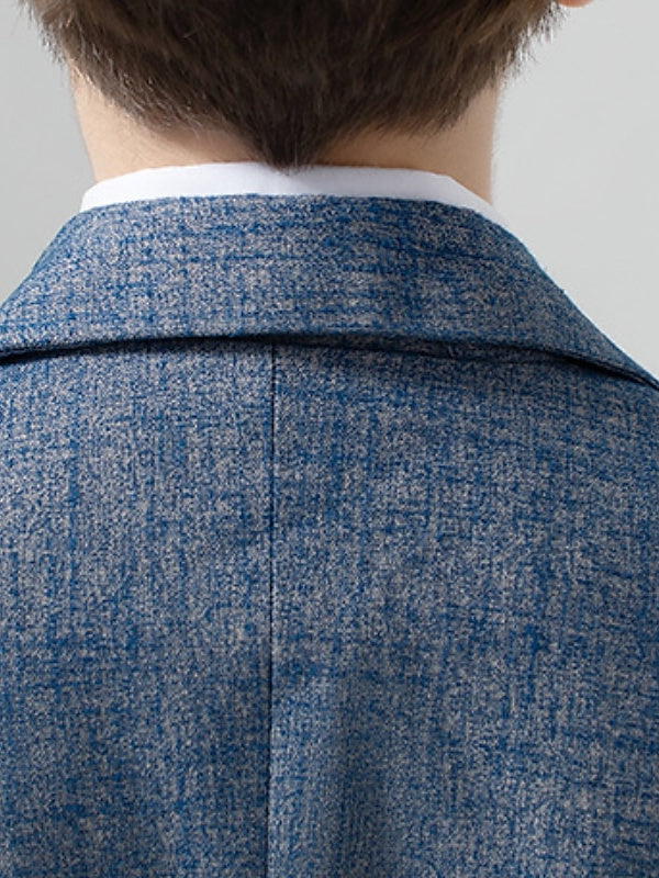 Boys Blazer Pants Set Formal Set Long Sleeve 5 Pieces Outfits 3-13 Years Boy's Wedding Suit Sets - Image 4