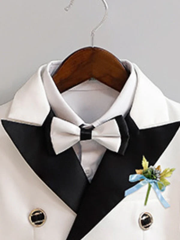 Boys Suit & Blazer Shirt & Pants Outfit Long Sleeve Set 3-7 Years 5 Roots Boy's Wedding Suit Sets - Image 4