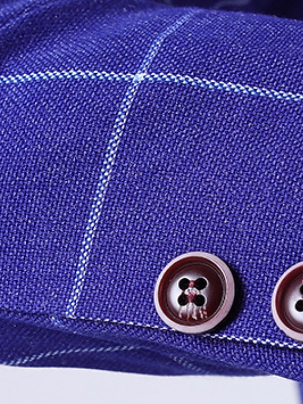 Boys Blazer Vest Pants Party Set Formal Long Sleeves 3-13 Years 3 Pieces Boy's Wedding Suit Sets - Image 7