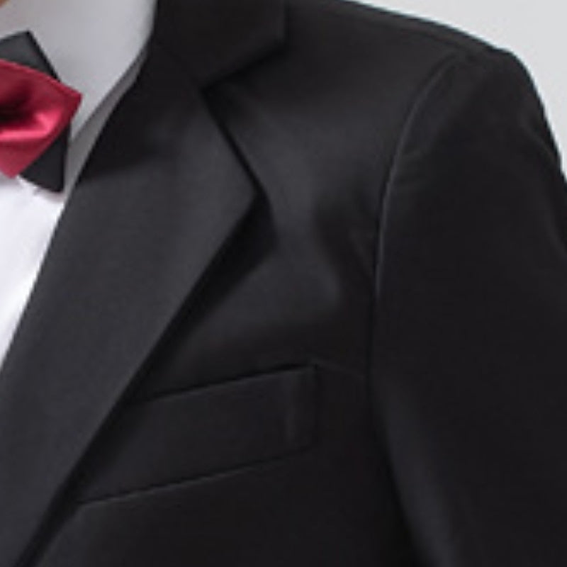 Boys Suit & Blazer Clothing Set 5 Pieces Long Sleeve Boy's Wedding Suit Sets - Image 3