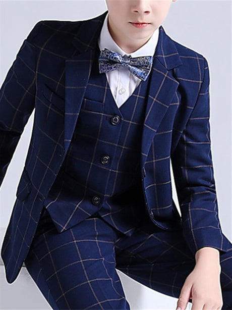 Boys Suit & Blazer Clothing Set 3 Pieces Long Sleeve  Wedding Suit Sets - Image 2