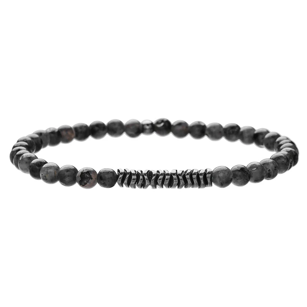 Men's Minimalist Turquoise Wooden Beads Trendy Funky Premium Bracelet Accessories - 画像 (31)