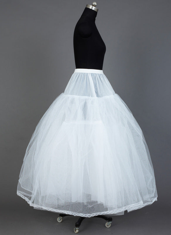 Ball Gown Slip Taffeta/Tulle Netting 3 Tiers Petticoats - Image 2